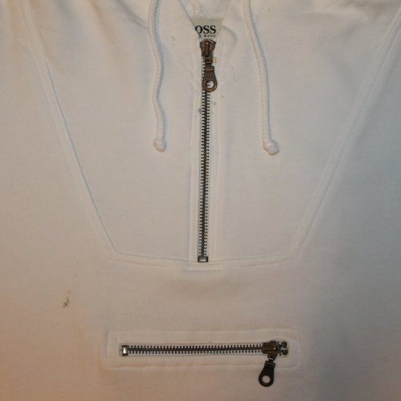 Vintage 90s Hugo Boss Half Zip Sweater + Shorts +Promo Ball - Picture 4 of 13